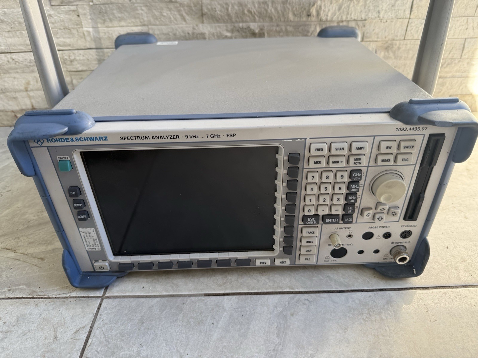 Rhode & Schwarz FSP 9KHz To 7 GHz Spectrum  Analyzer 1093.4495.07
