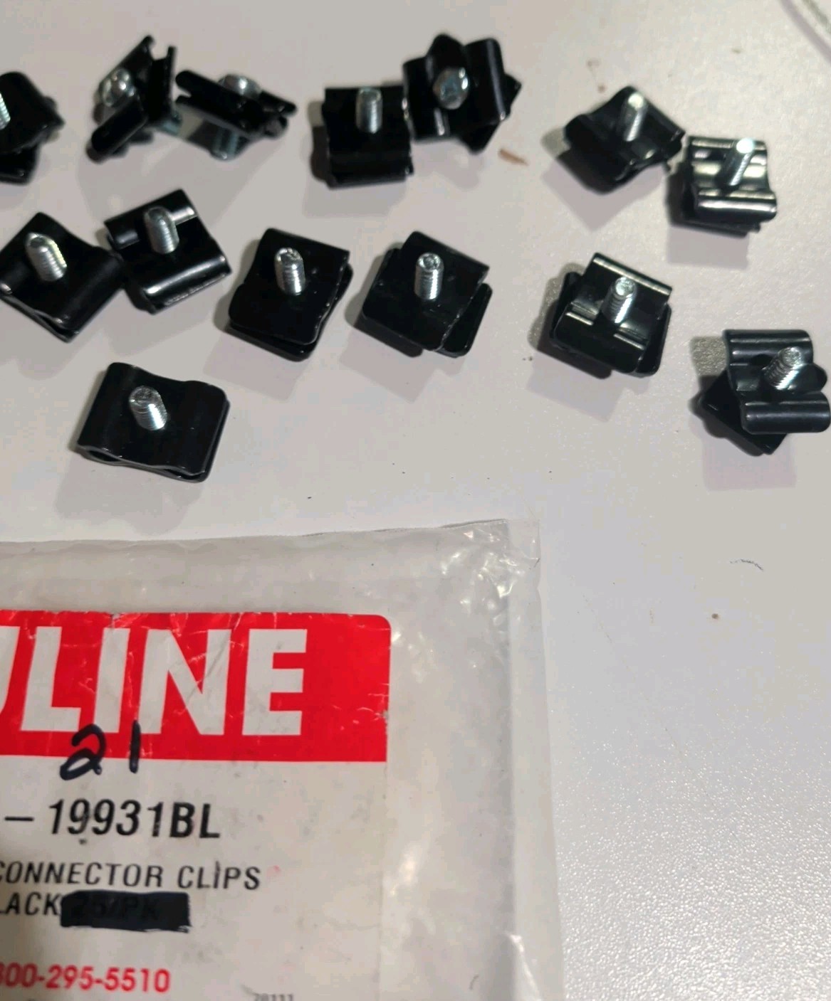 Gridwall Joining Connectors - Black Grid Panel 21 Joiner Clips