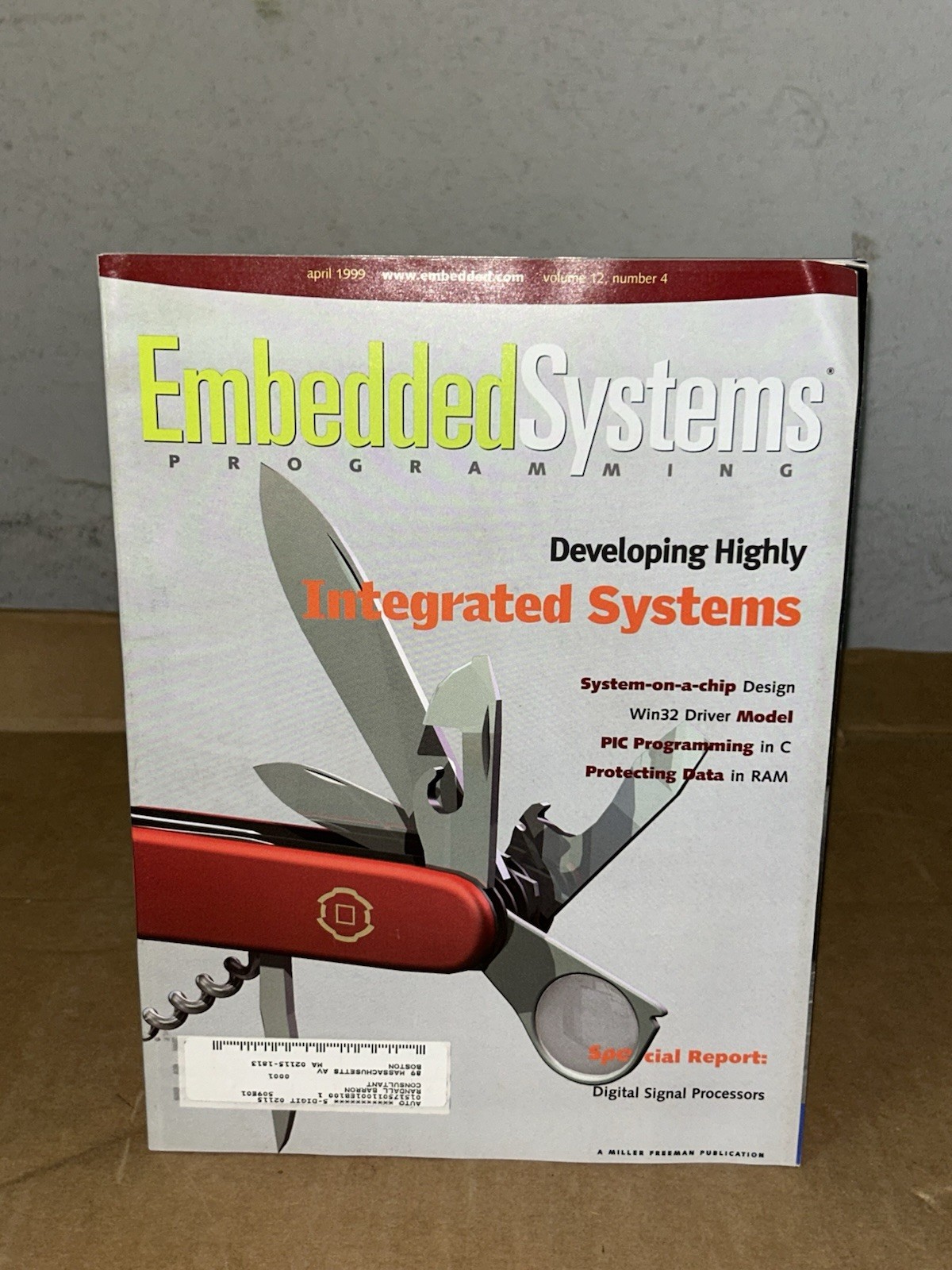 April 1999 Embedded Systems Programming Magazine Volume 12 Issue #4