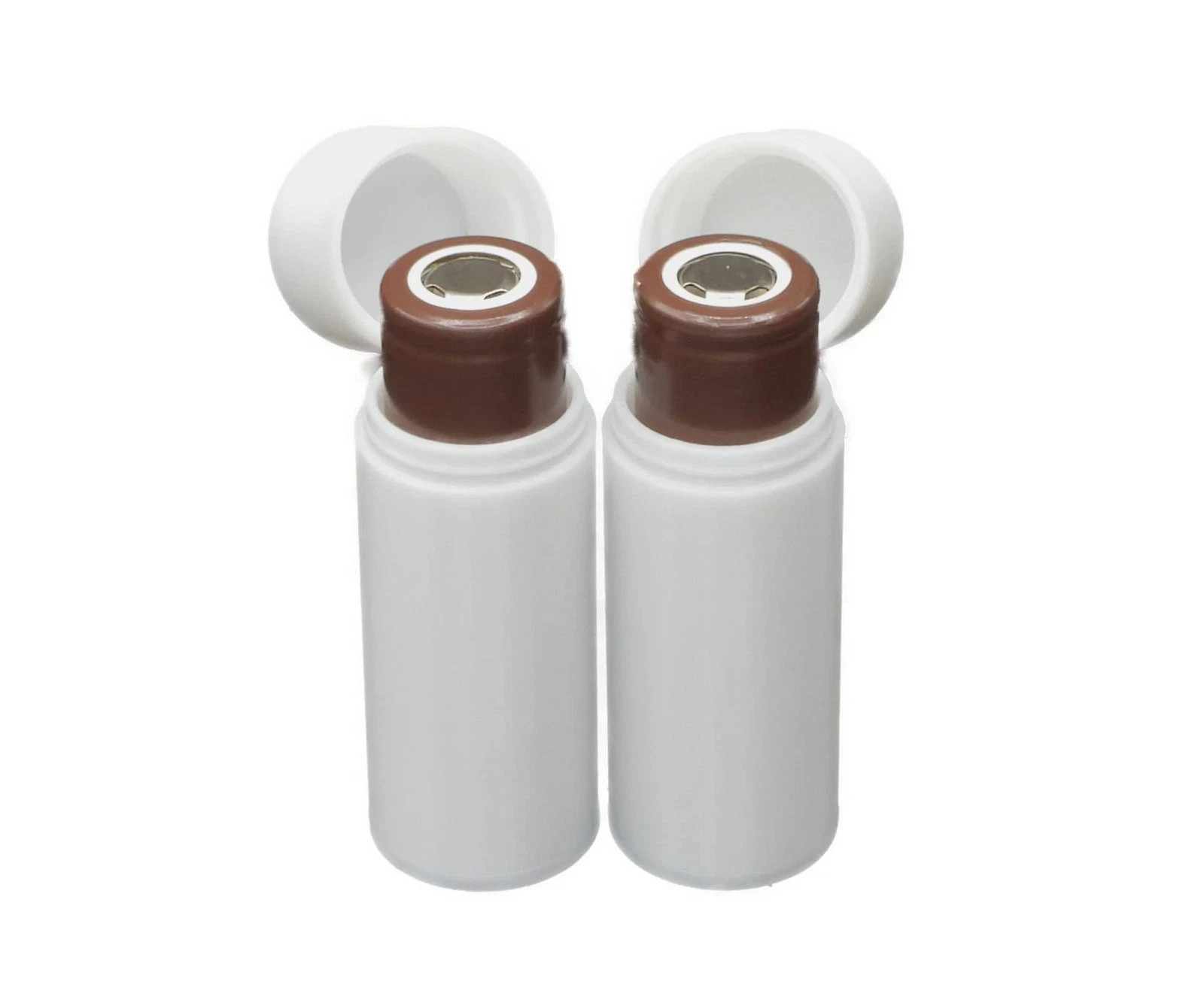 - Slimline 18650 Battery Case, soft durable material - Pack of 2 (Holds 1 Bat