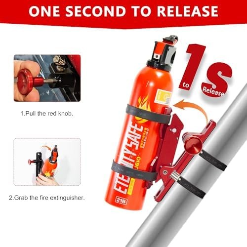 Aluminum Quick Release Fire Extinguisher Mount for 1-10LB Extinguisher | Fit ...