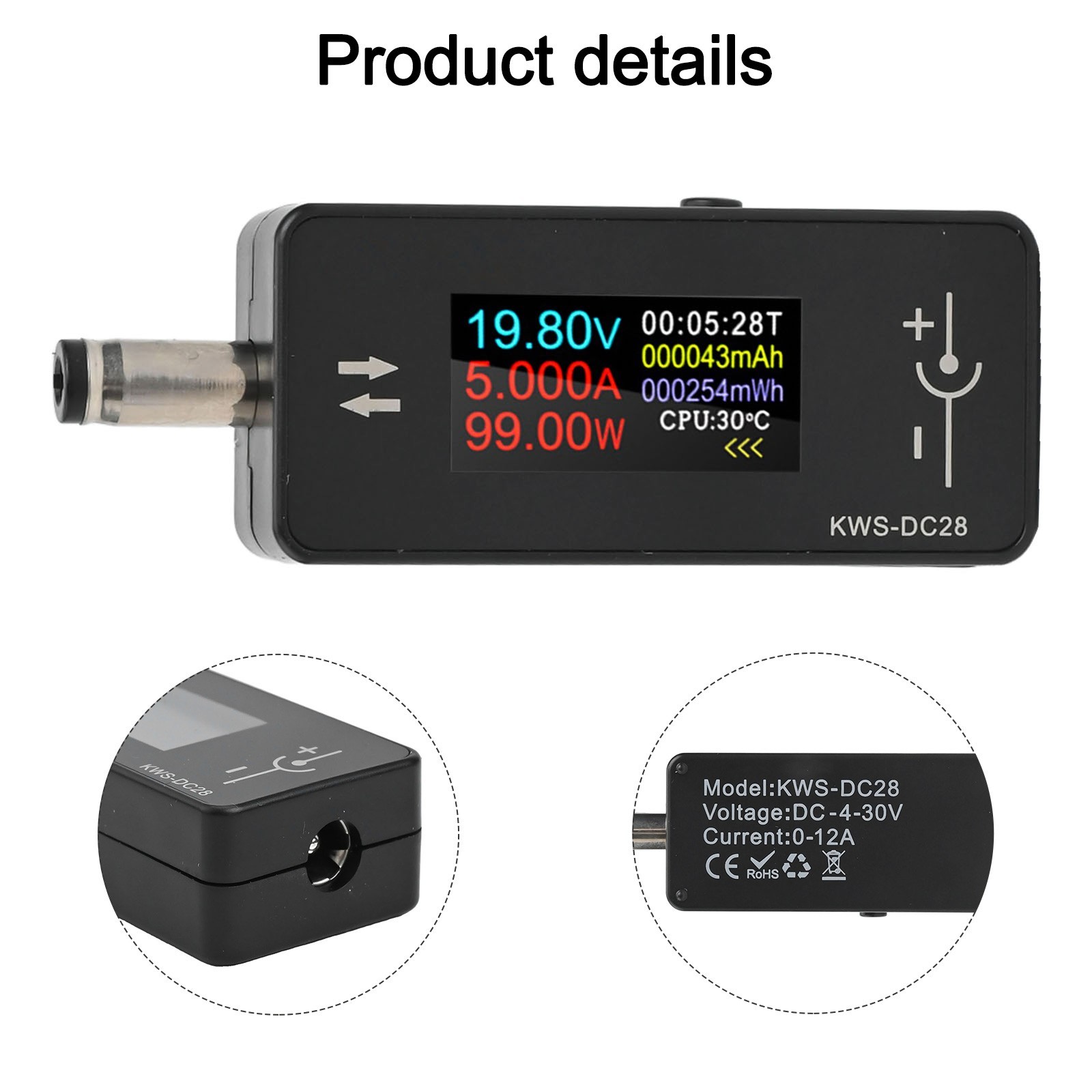 DC5525 Interface Testing Tool for Comprehensive Device Performance Checks