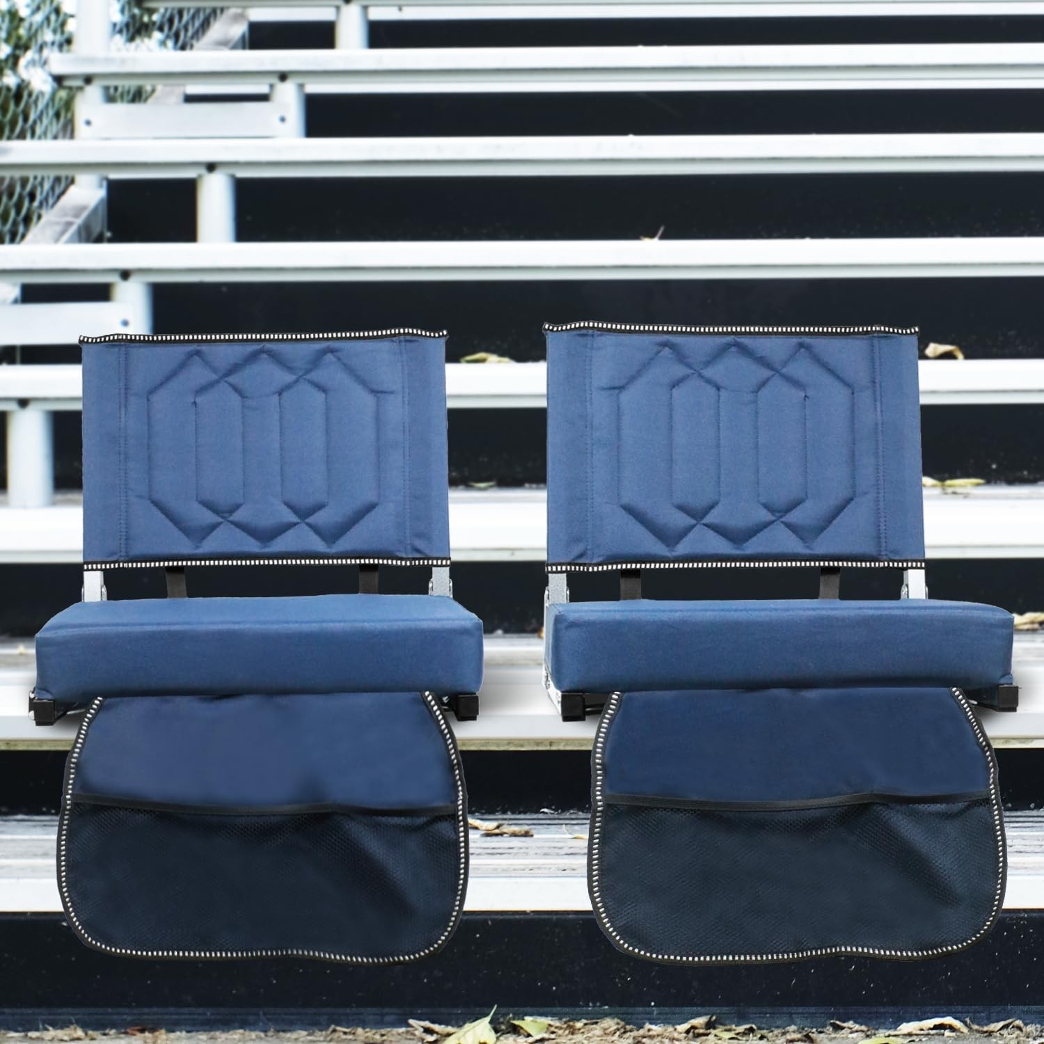 SAILARY Stadium Seats for Bleachers with Back Support, Bleacher Seats with Ba...