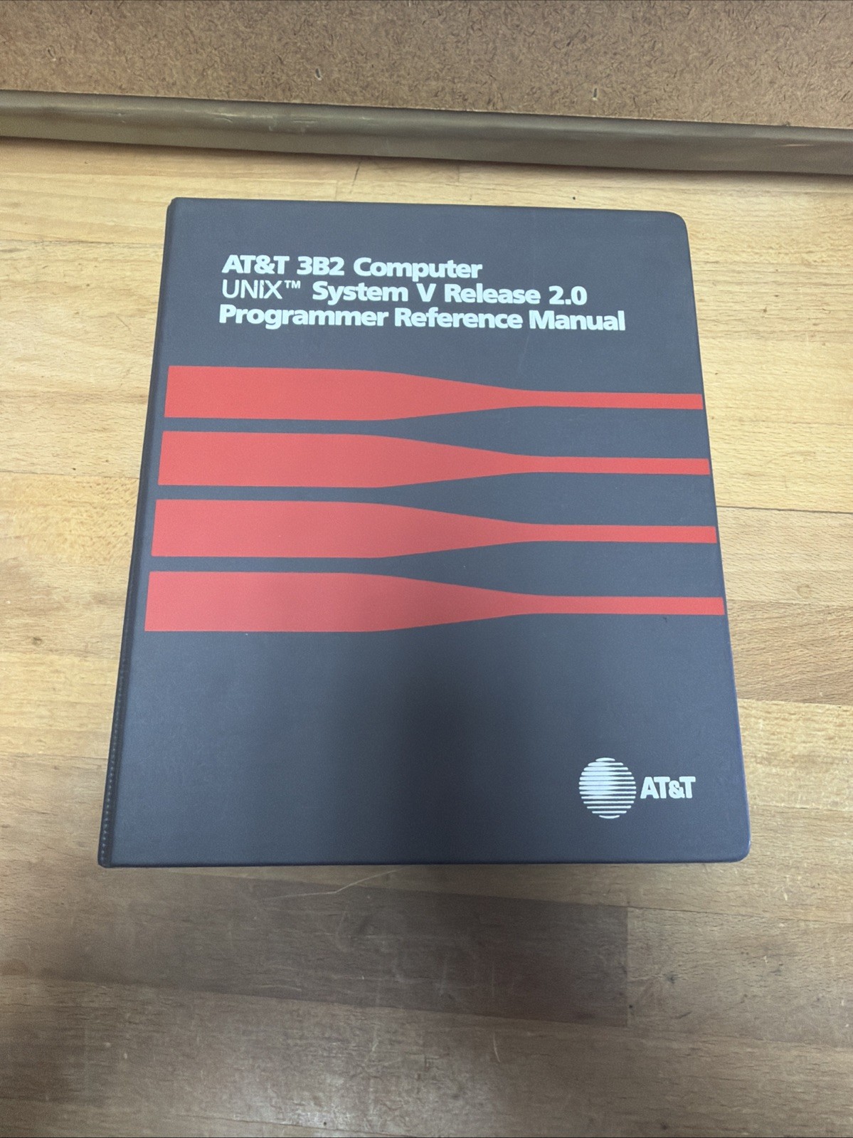 AT&T 3B2 UNIX System V Release 2.0 Programmer Reference Manual Binder 1984