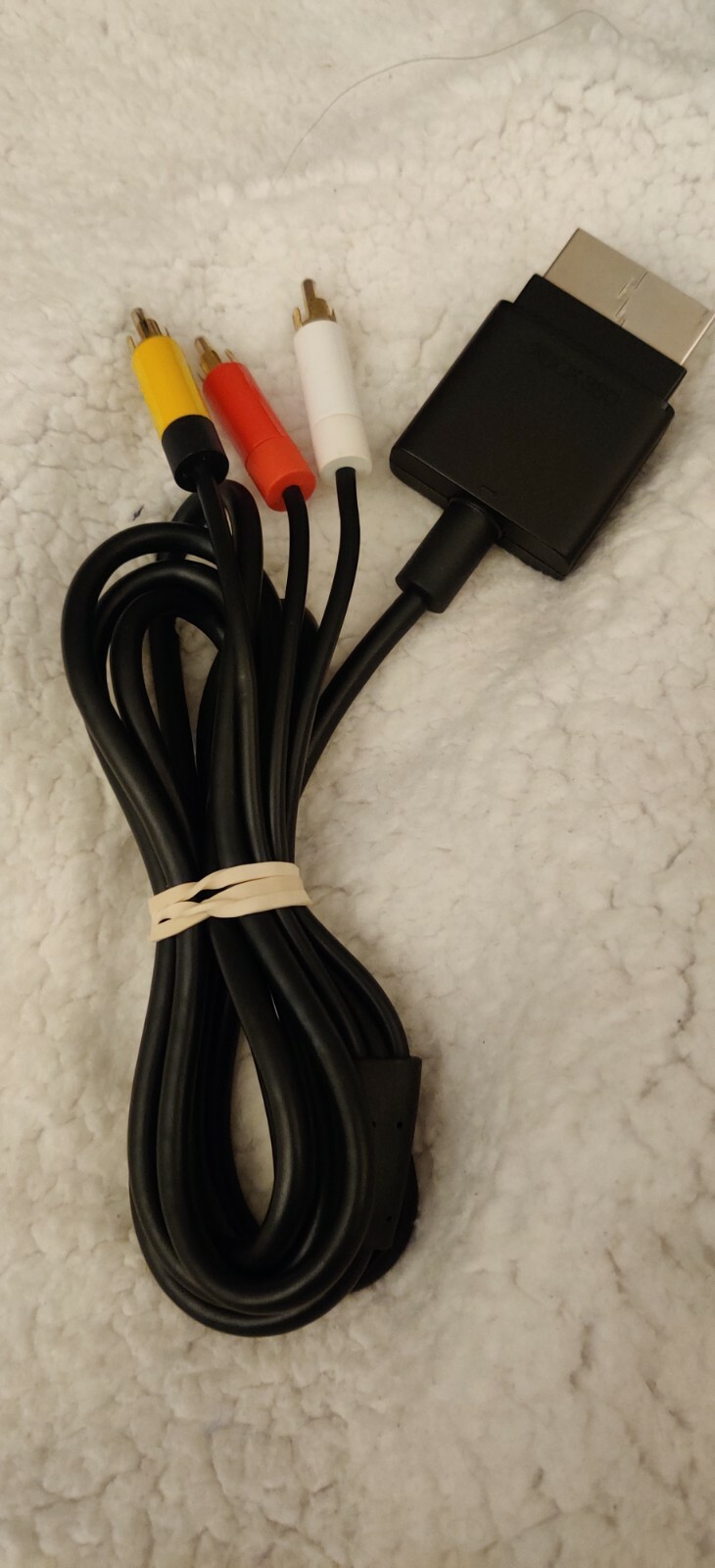Genuine Official OEM Microsoft XBOX 360 S Slim Composite AV Audio Video Cable