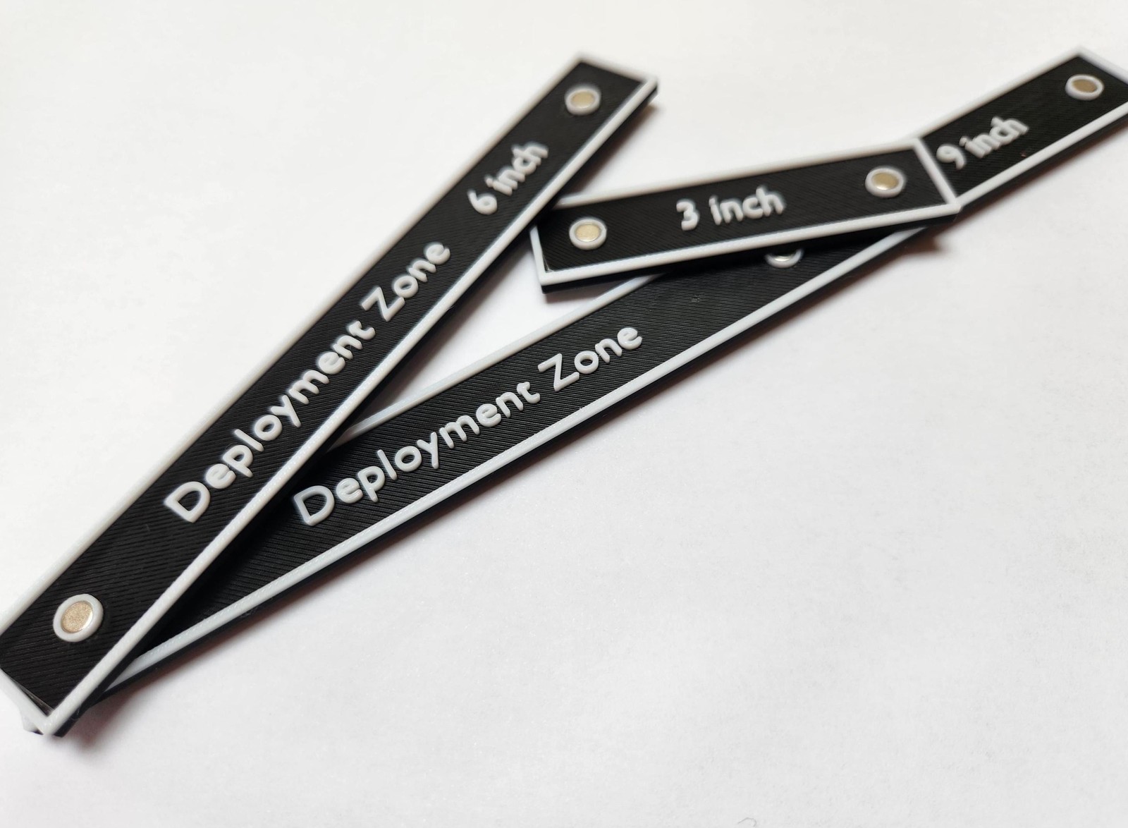 Magnetised Measuring and Deployment Zone Templates