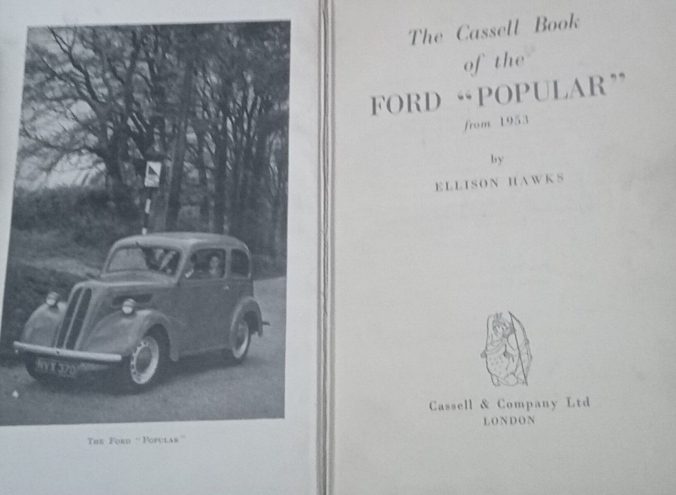 The Cassell Book of the Ford Popular 103e Small Sidevalve 10hp Vintage 1953 59
