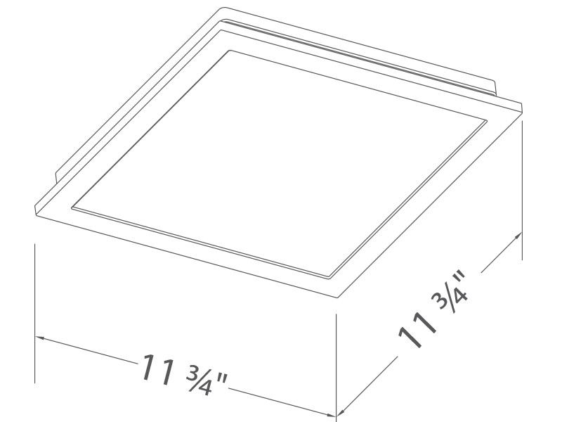 Delta BreezIntegrity 100 CFM Exhaust Bath Fan/Edge-lit Dimmable LED Ligh