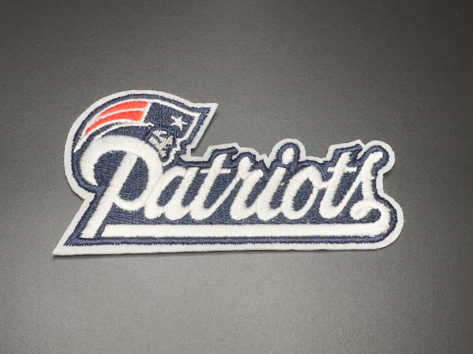 New England Patriots Embroidered Iron On Patch