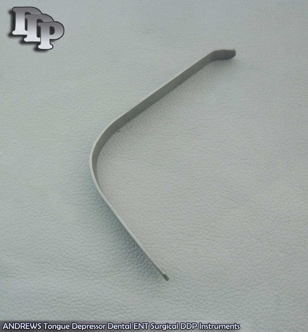 ANDREWS Tongue Depressor Surgical Dental ENT Instrument