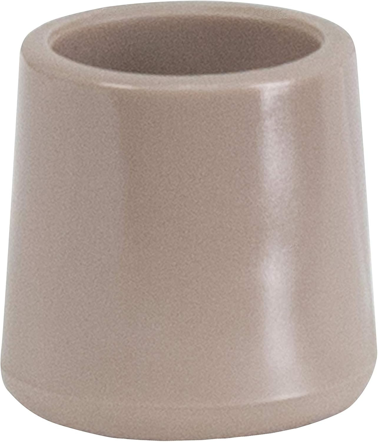 Flash Furniture Beige Replacement Foot Cap for Beige and Brown Plastic Folding C