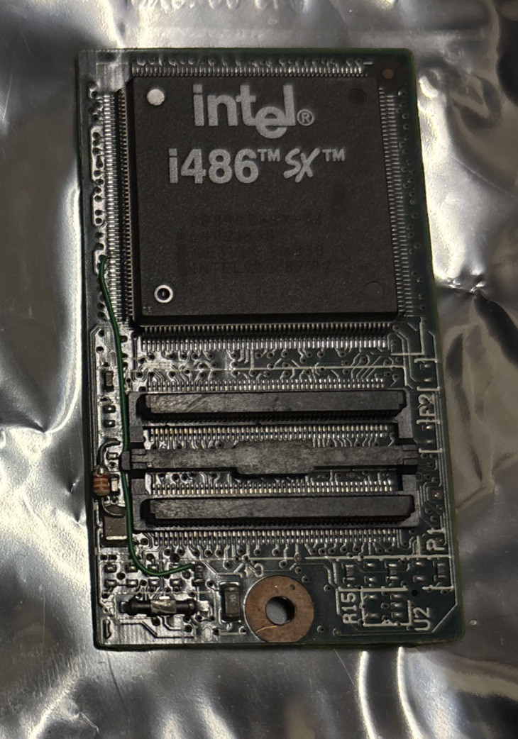 Intel 486 Sx CPU Module For Zenith Znote Flex