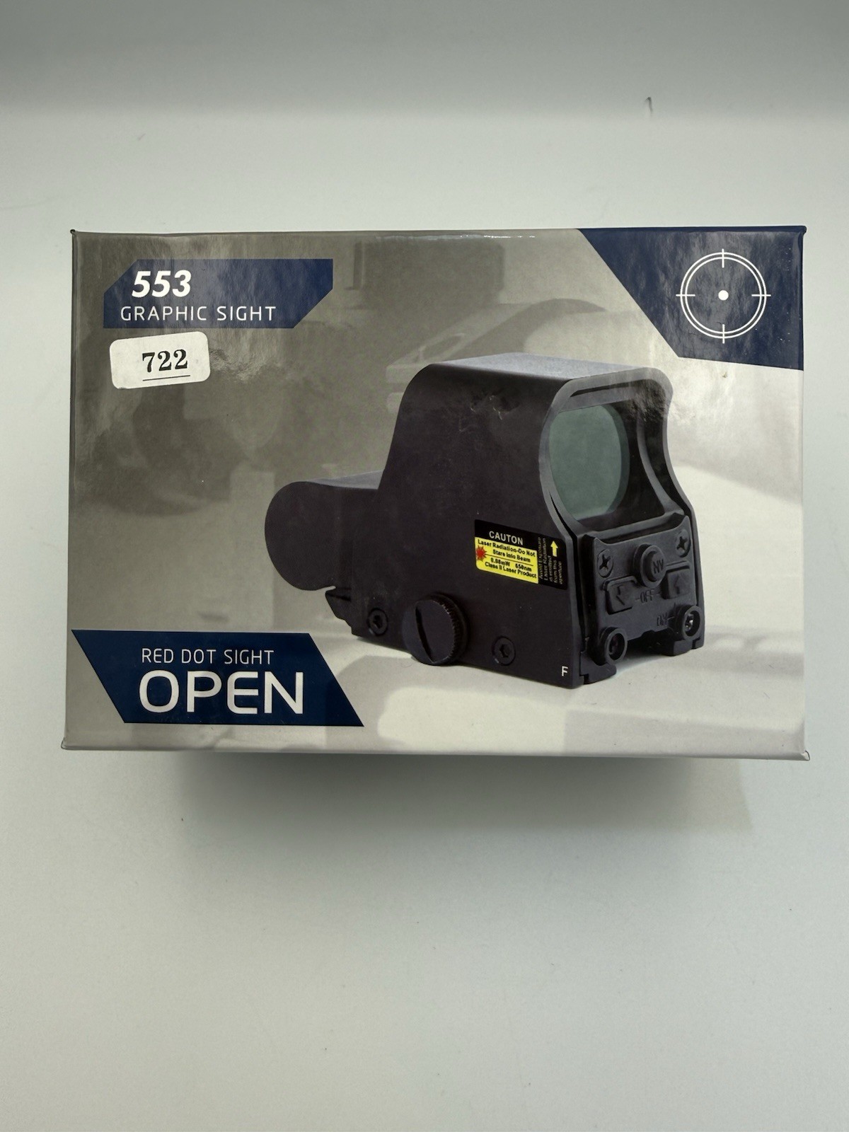553 Red Green Holographic Reflex Sight Graphic Sight Picatinny Rail