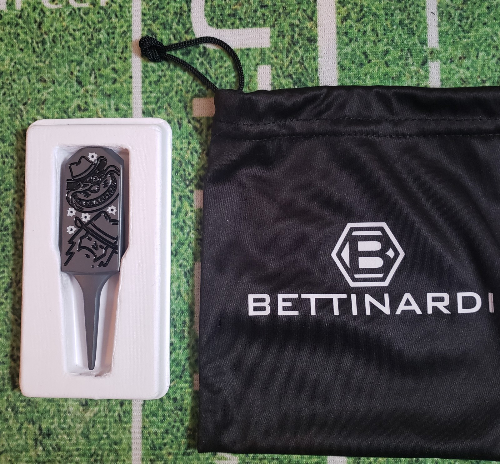 Bettinardi  Divot Tool. Fat Cat Gangster & Gangster Wizard + 6"×6" Pouch. RARE ♨