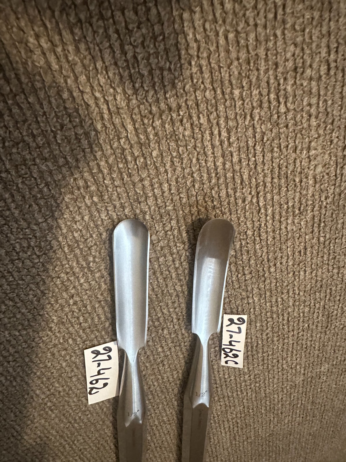 ORTHOPEDIC HIBBS GOUGES 9" STRAIGHT & CURVED 1/2" WIDE