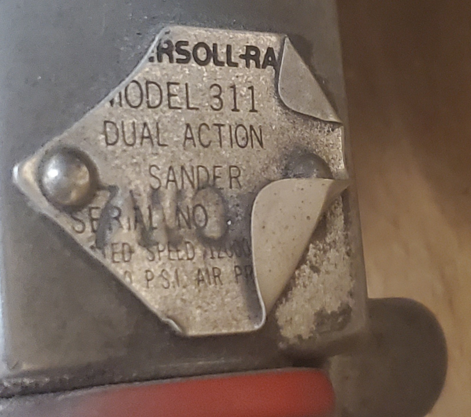 Ingersoll-Rand Dual Action Pneumatic Sander Model 311