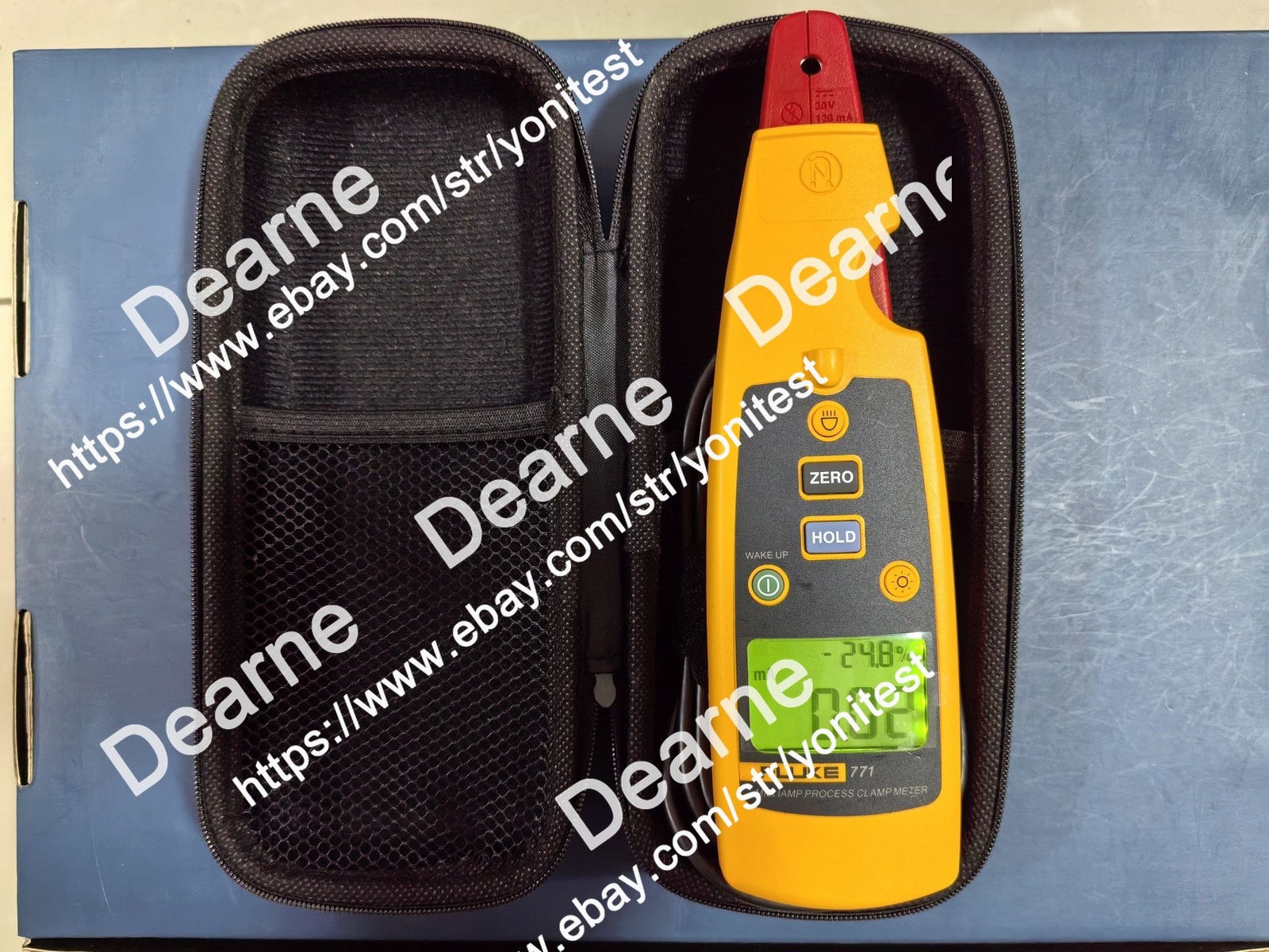 Fluke 771 Milliamp Process Clamp Meter DMM Test AC MA Tester