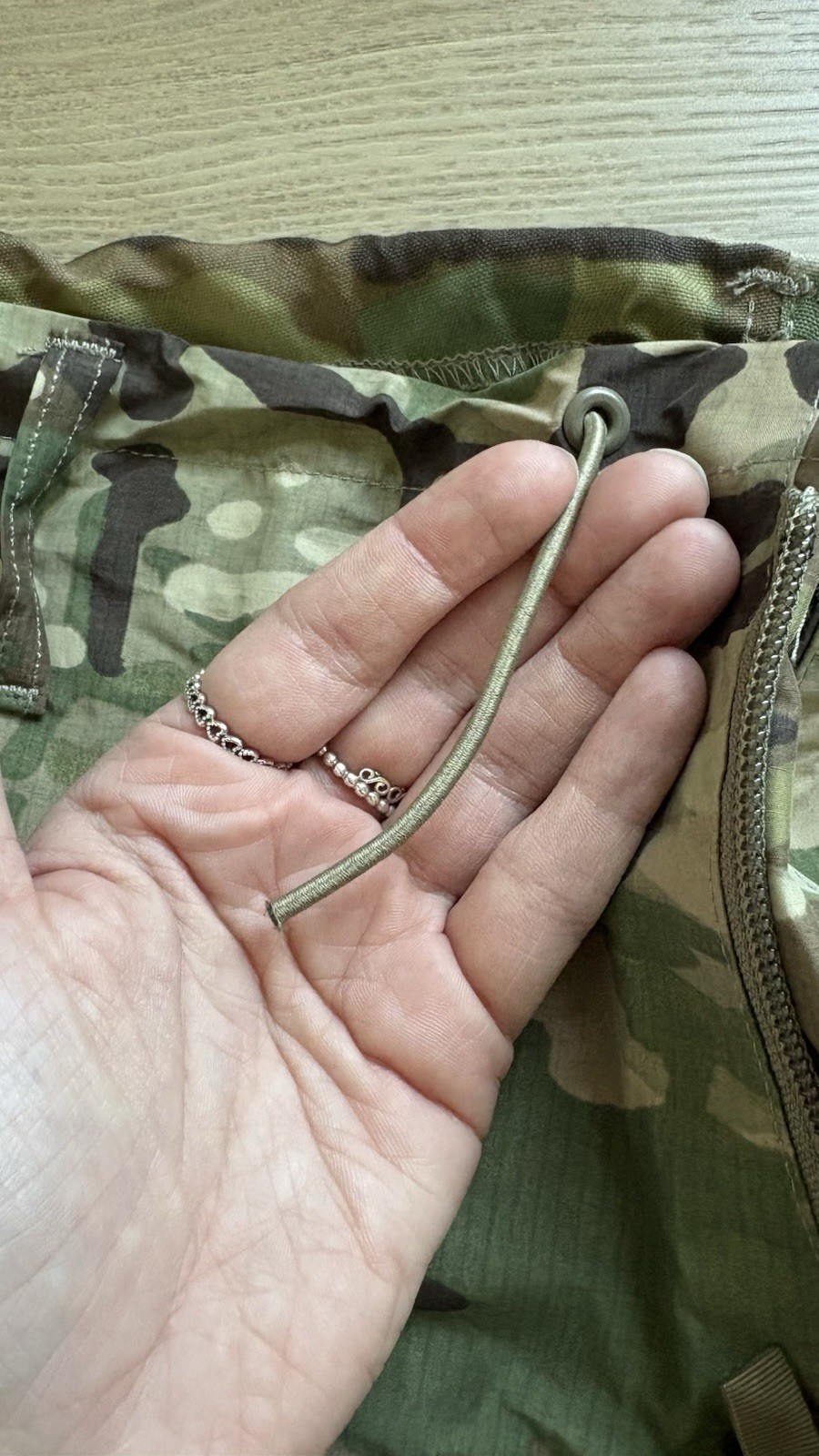 USGI ECWCS Gen III Level 5 Soft Shell Trousers featuring a MultiCam pattern