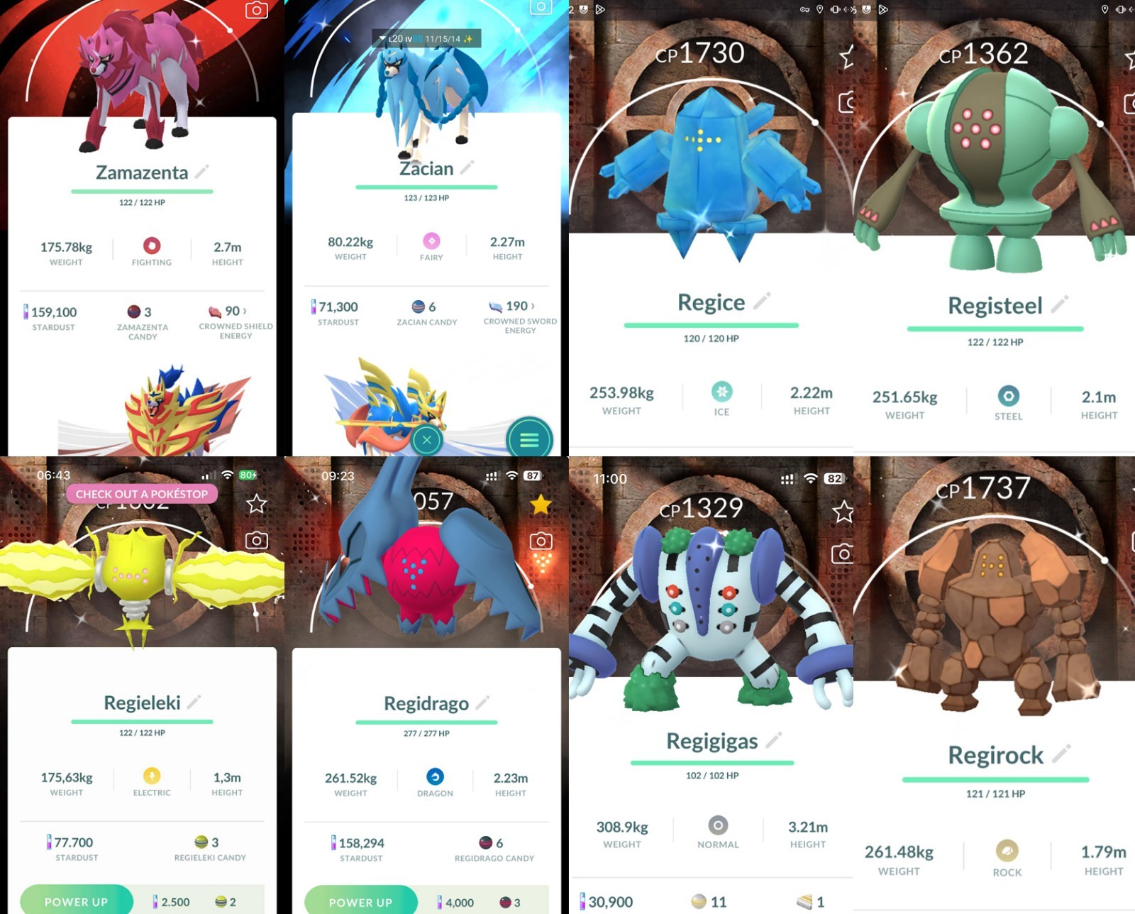 Shiny Legendary with Special Background Go Fest 2025 - Trade 0r PTCs
