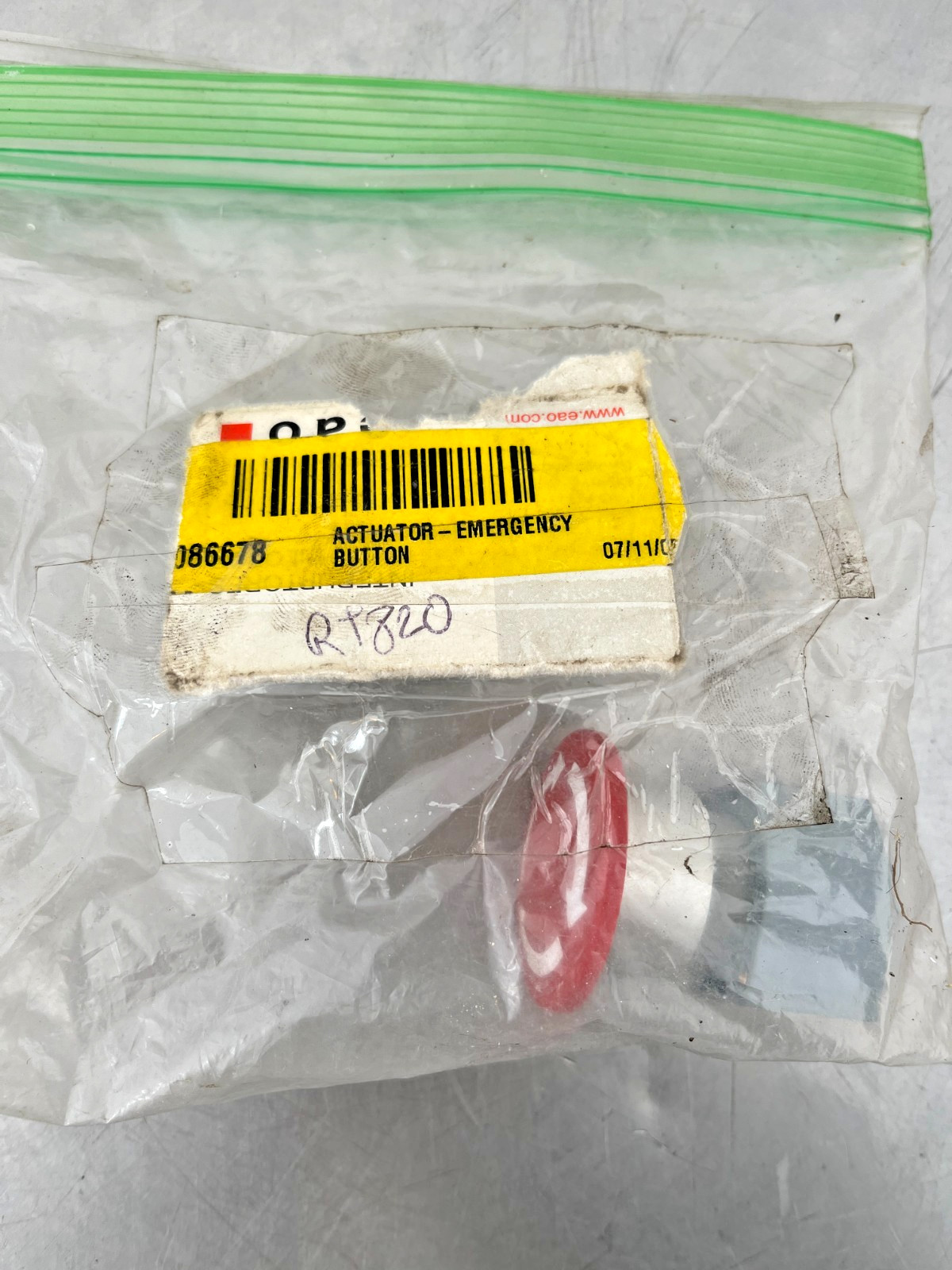 0086678 OEM WACKER NEUSON Emergency BUTTON ACTUATOR RT820