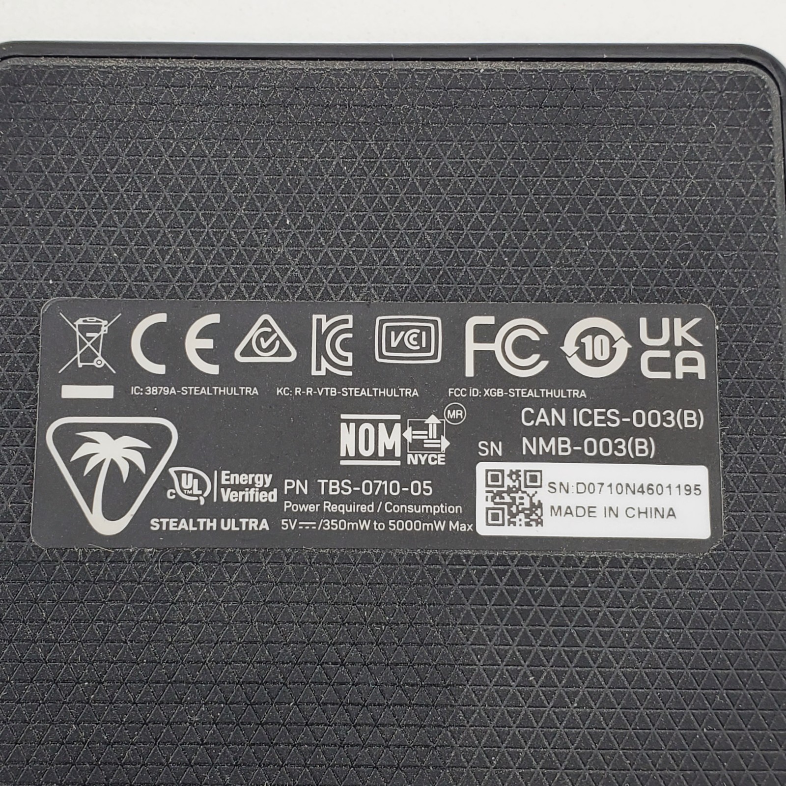 Turtle Beach Stealth Ultra Rapid Charging Dock TBS-0710-05 - Replacement Base