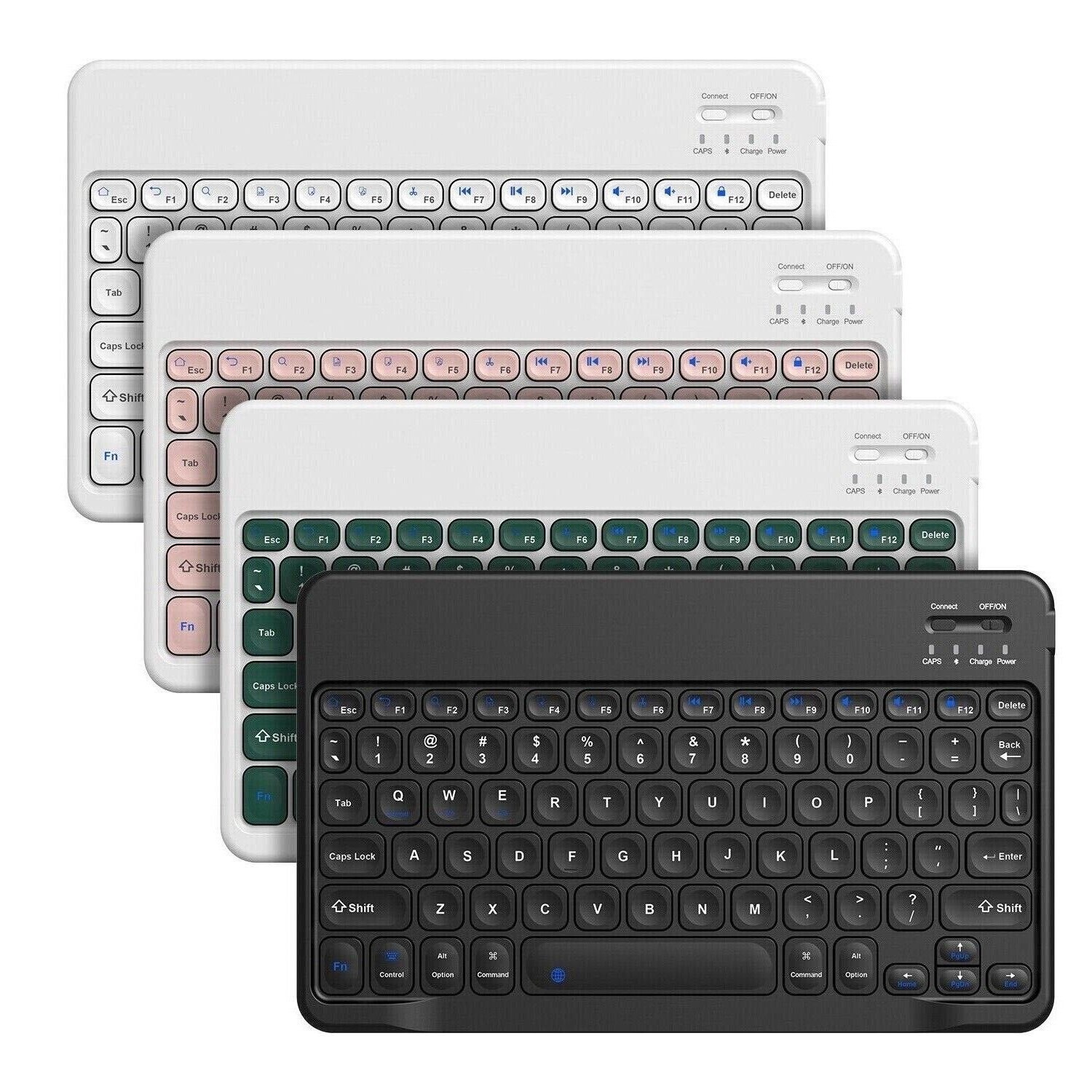 Slim wireless Keyboard Type-C Fast-Charging Port For Android Windows IOS Mac
