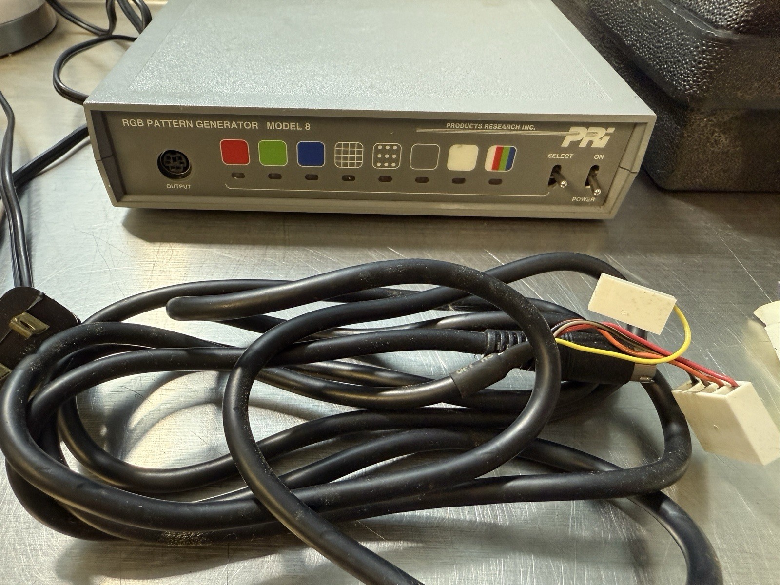 PRi - Vintage Arcade RGB Test Pattern Generator For cab Monitors! Powers On!