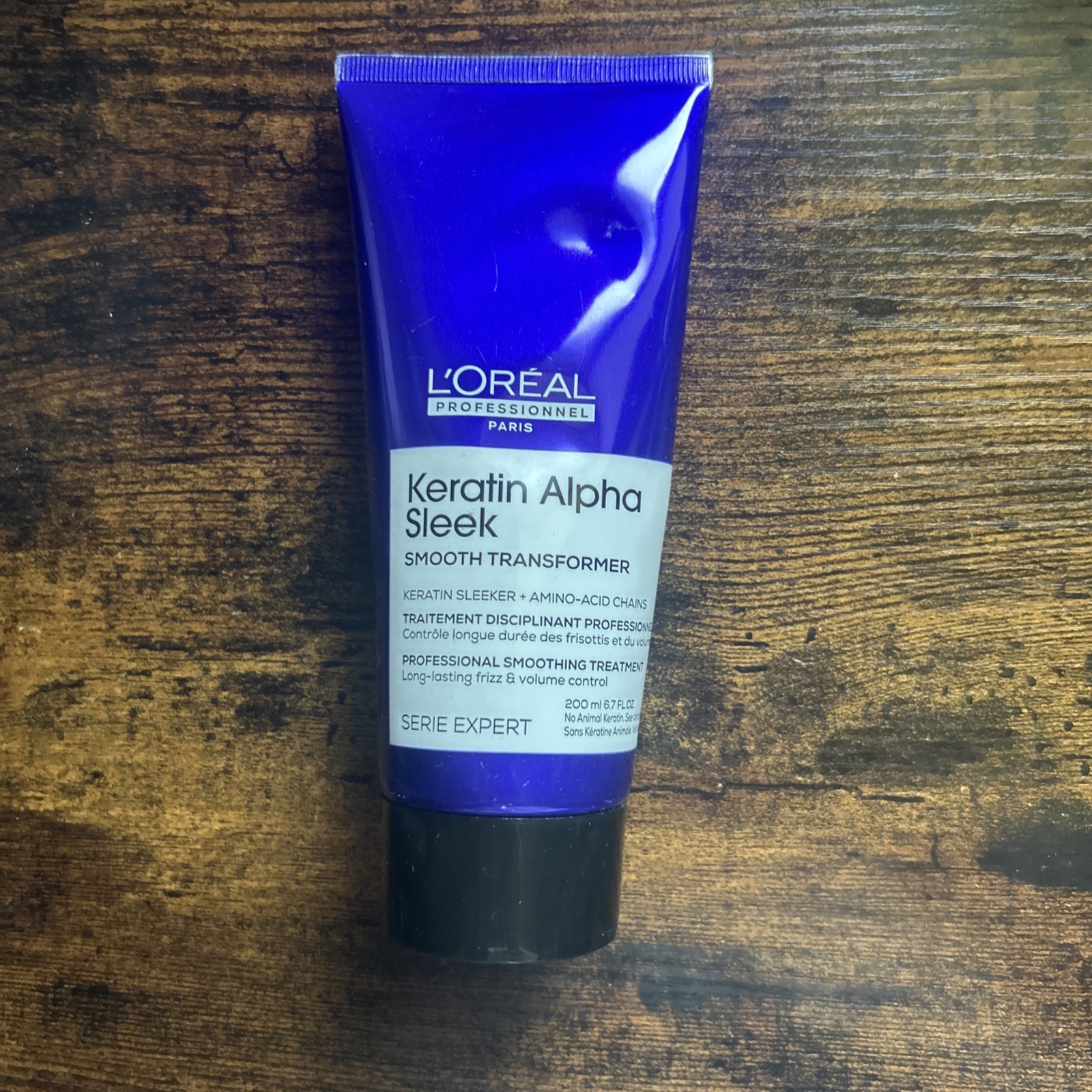 L'Oreal Serie Expert Keratin Alpha Sleek Smoothing Treatment 6.7oz– Professional