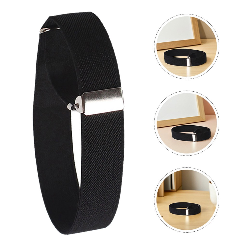 5 Pairs Anti-Slip Elastic Shirt Sleeve Holders Armbands Arm Straps Garters Band