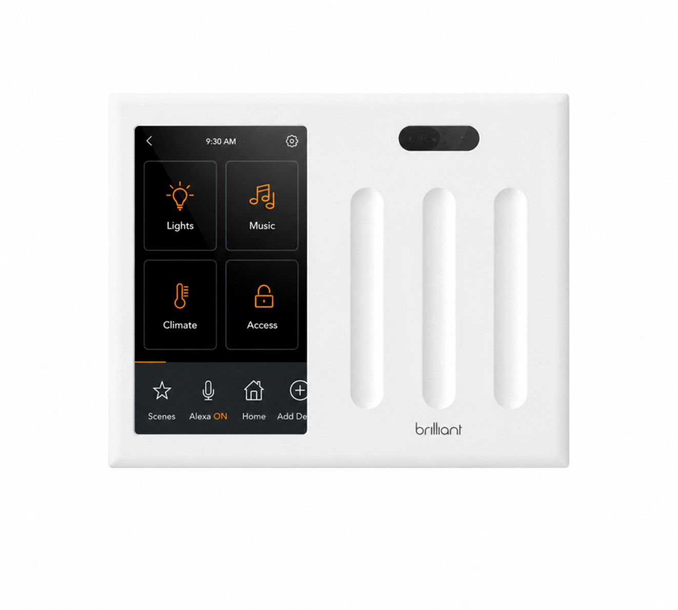 Brilliant Smart Home 3-Switch Control Panel - BCP120US-WH3 - 2nd GEN! - NEW!!