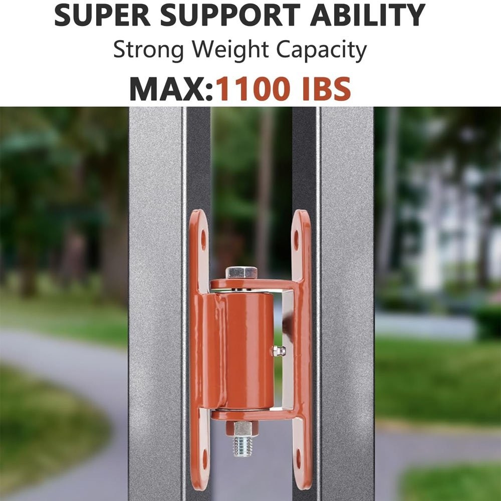 2x 7 Inch Heavy Duty Gate Hinge, Bolt onto Gate Hinge, Weldable Hinges for Gate