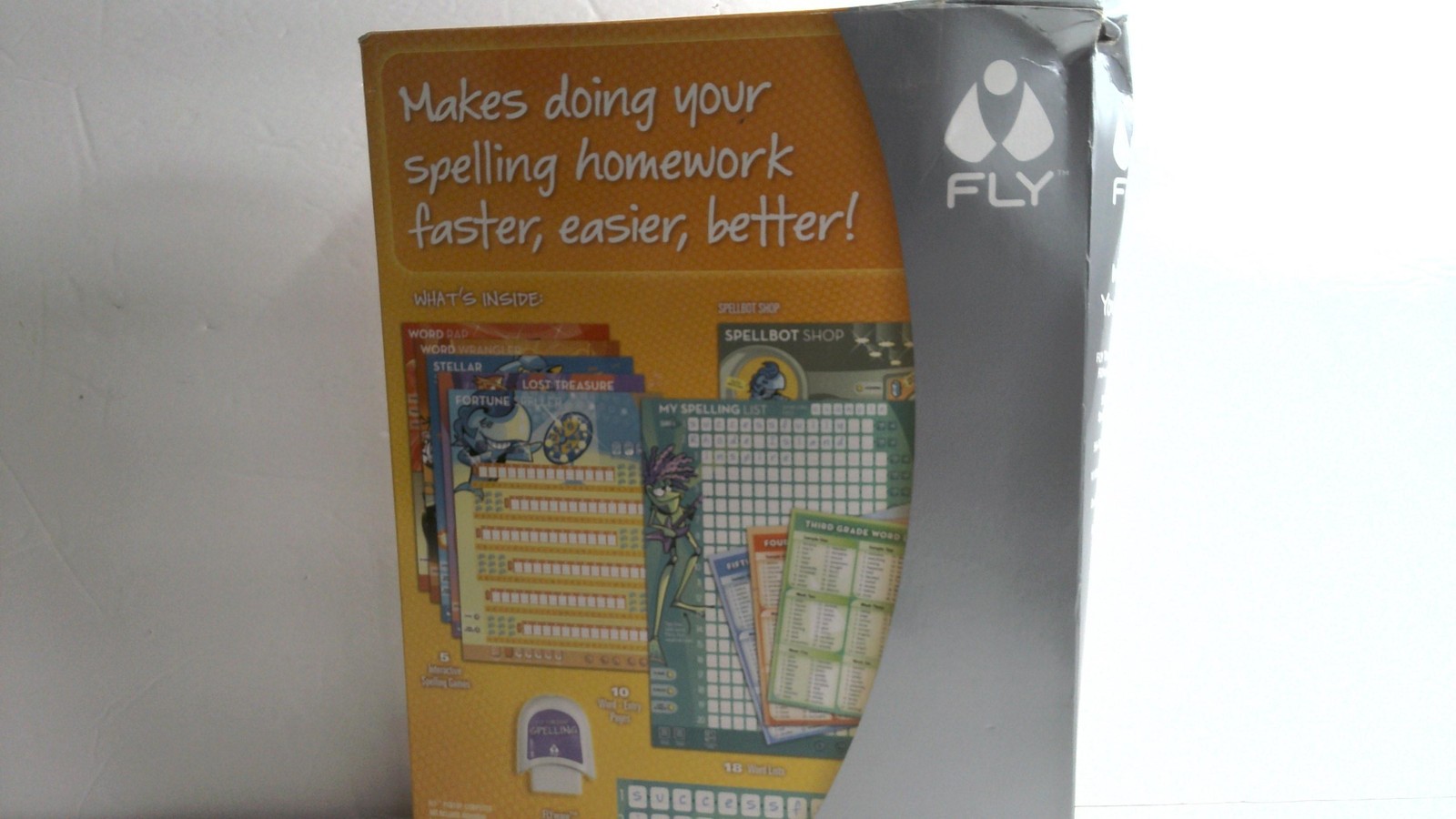 Flyware FLY Through Spelling Grades 3-5 Interactive Games Set Test Prep Kit