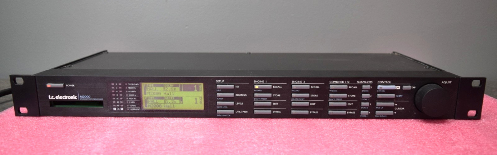 TC Electronic M2000 Studio Effects Processor with original user manual