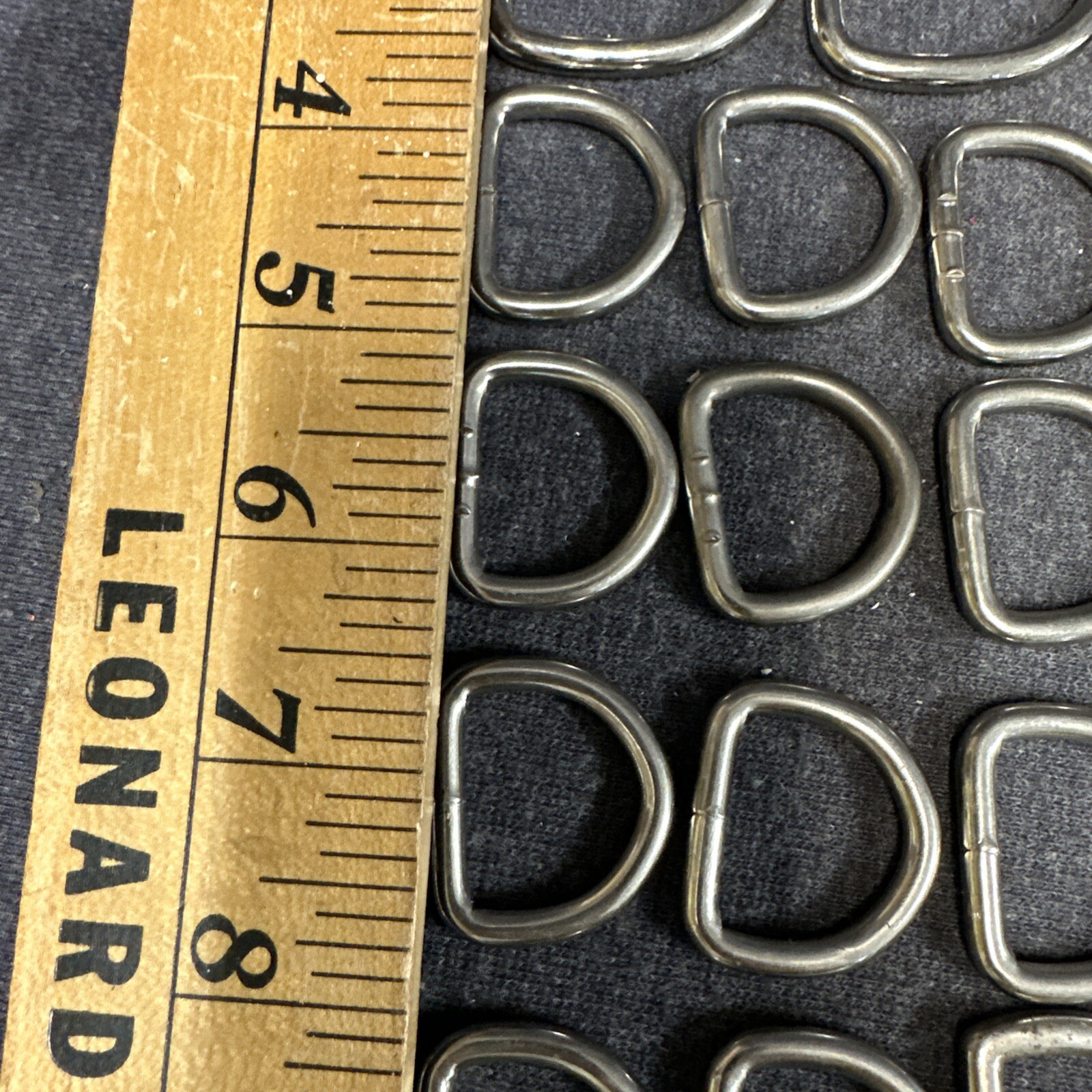 Lot Assorted Sizes Saddle Dee D Rings Saddle Tack
