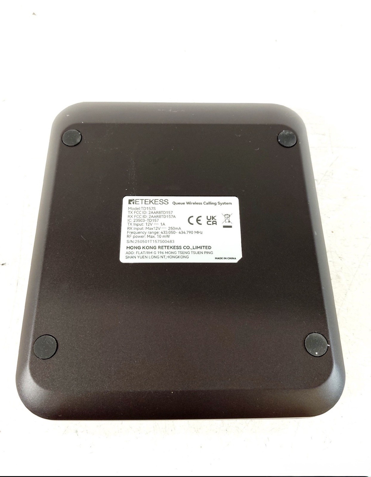 Retekess Queue Wireless Calling System Restaurant 10 Pagers Open Box GC