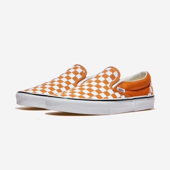 VANS Slip On Checkerboard Mens Sneakers Marmalade VN000D6Y52K