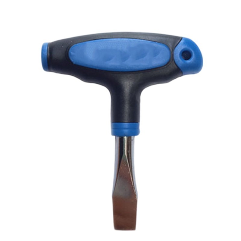 Flat Head Screwdriver With Comfortable Grip For Quick Release Applications