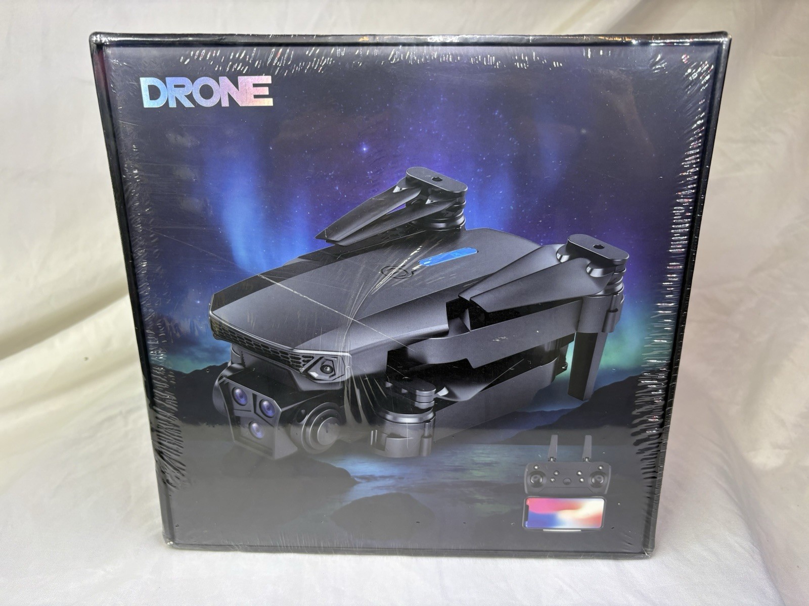 S80 Smart Folding Ready to Fly Drone w/ Remote Control, Dual Lens, Optical Flow