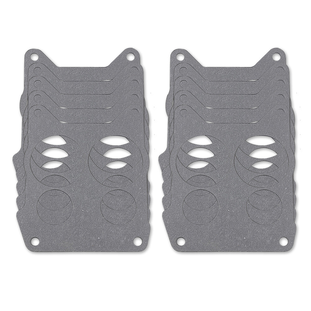 10 Pack Rochester/Edelbrock Quadrajet 4BBL Ported/4 Hole Carburetor Base Gasket