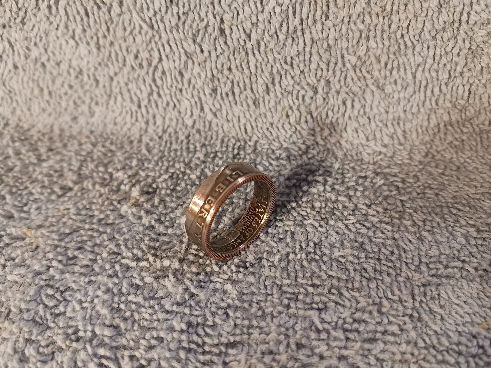 1979 Washington Quarters, Handmade Coin Ring, Size 7