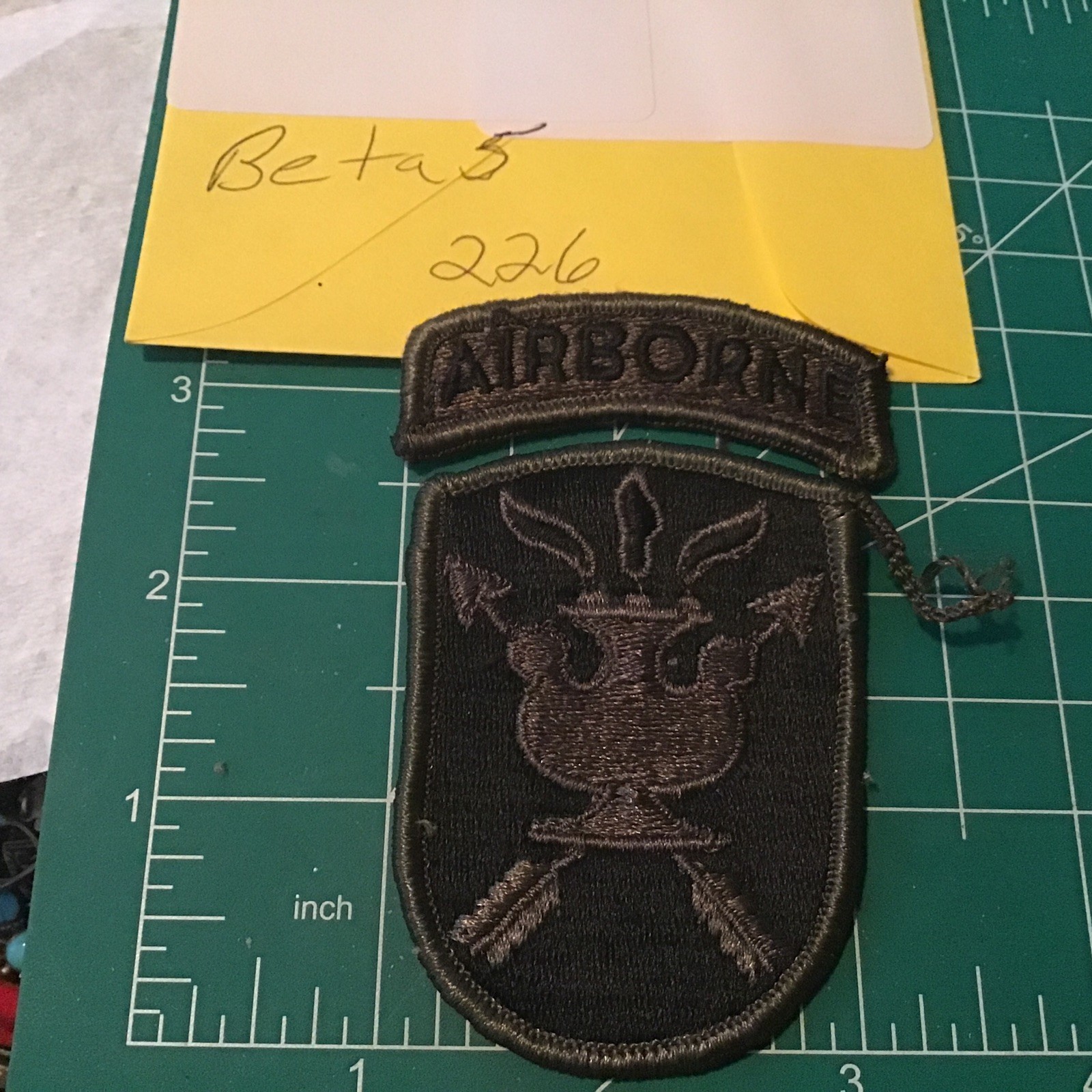 Special Warfare Center And School With Ranger Tab US Army Subdued Patch