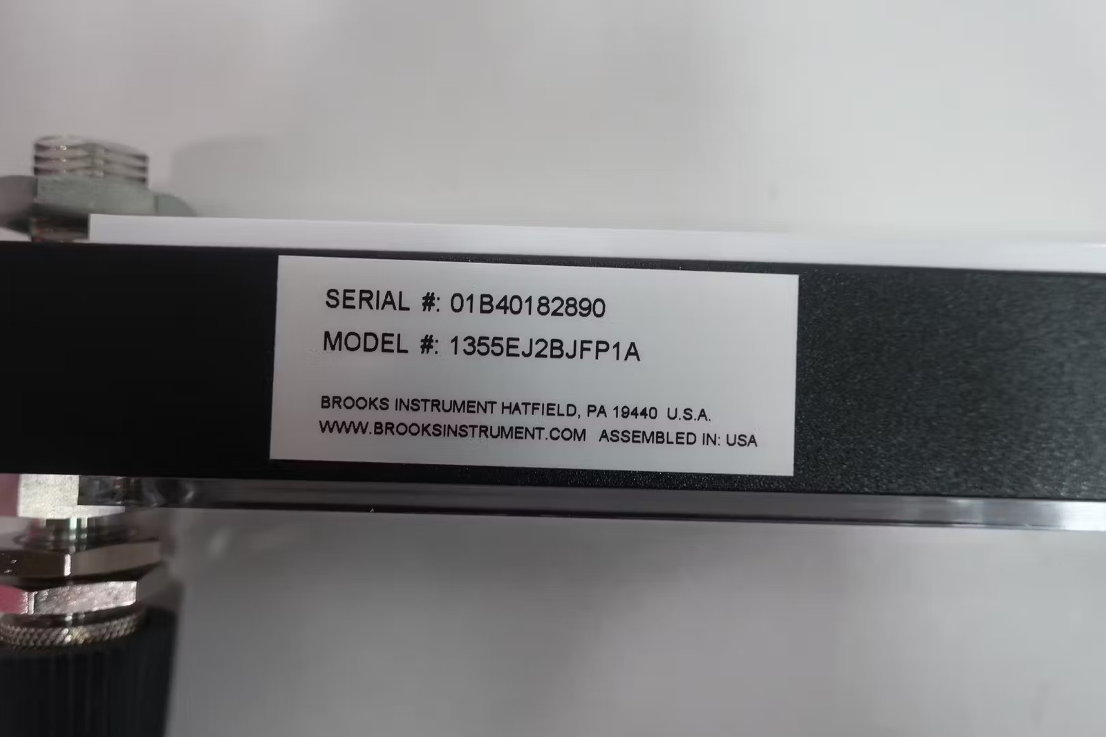 Brooks 1355EJ2BJFP1A Variable Area Flow Meter