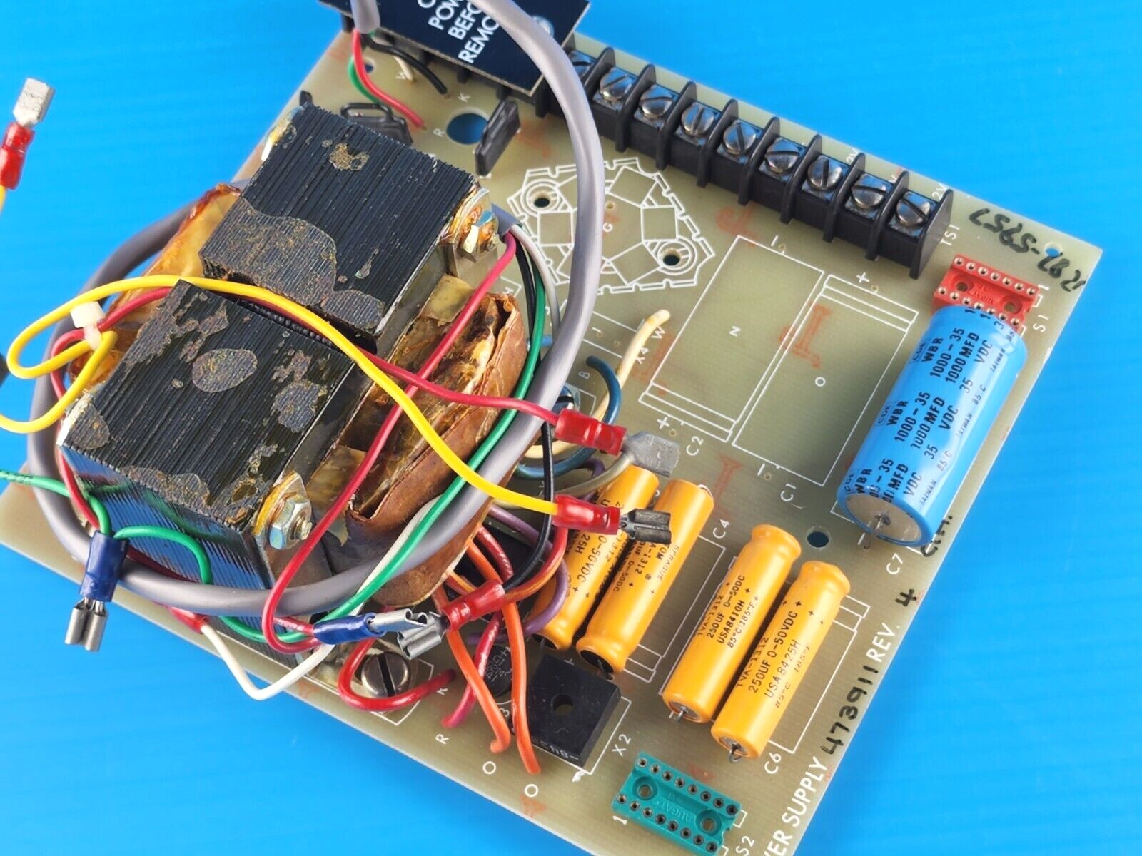 MSA 473486 Power Supply Board, Rev.1, 473911 Rev.4