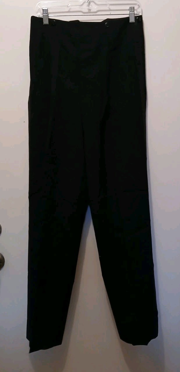 1971 USAF U.S. AIR FORCE BLACK MESS DRESS HI-RISE PANTS SLACKS UNIFORM 30X32