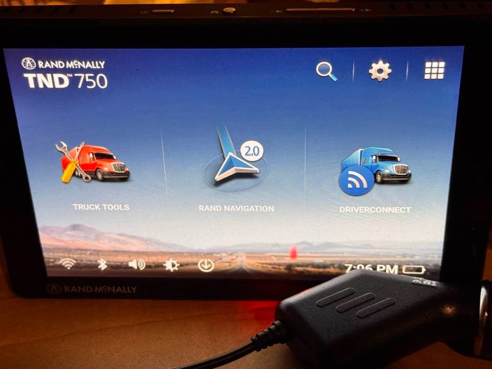 RAND MCNALLY TND750 TND-750 LM TRUCK GPS FREE SHIPPING!!!
