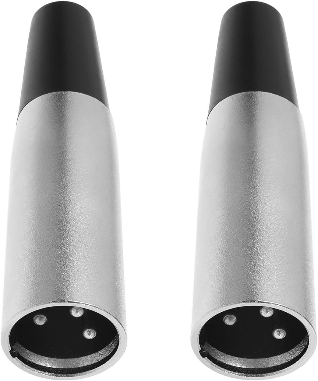 2PCS 3 Pin XLR Plugs Mobility Scooter Power Connector for 12V 24V Battery Charge