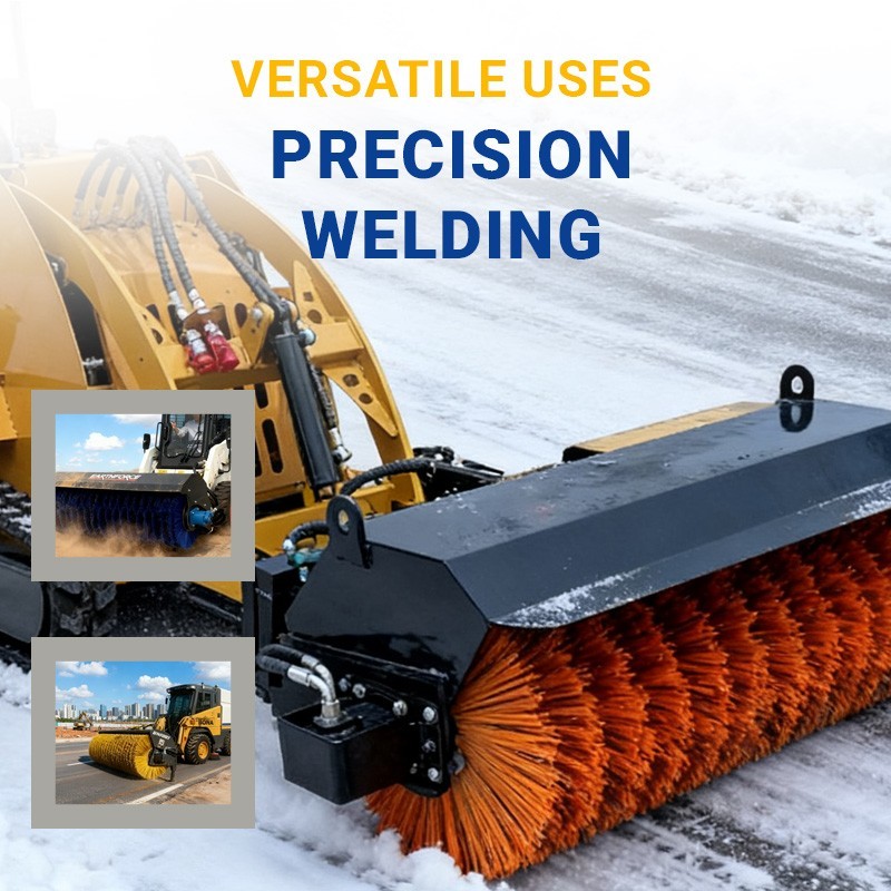 Skid Steer Angle Sweeper 48in Length, 38in Sweep Width, 165kg