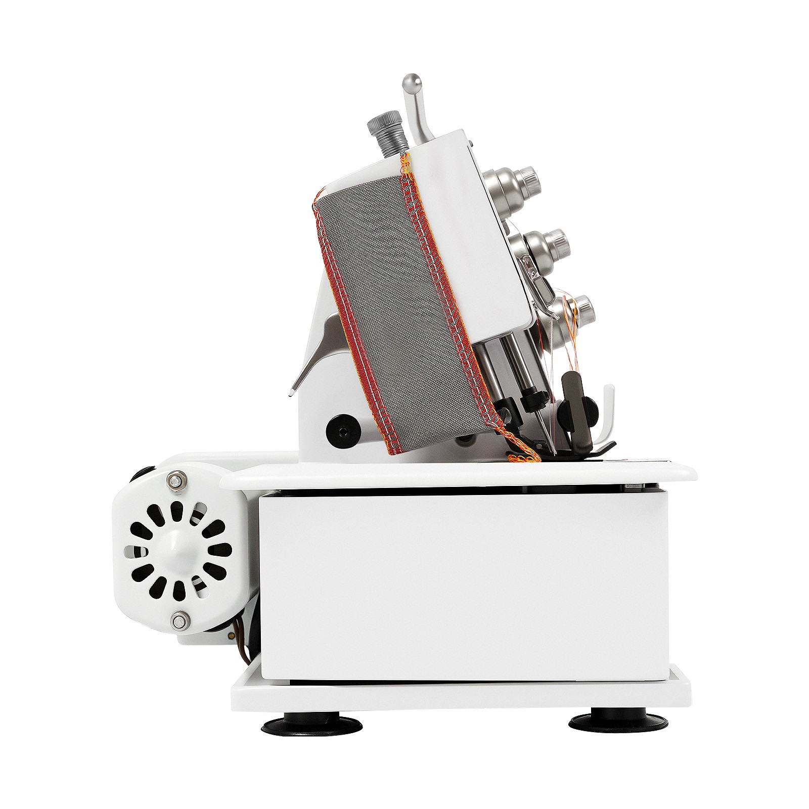Professional 4 Thread Serger Overlock Sewing Machine 4-Line w/ Foot Controller