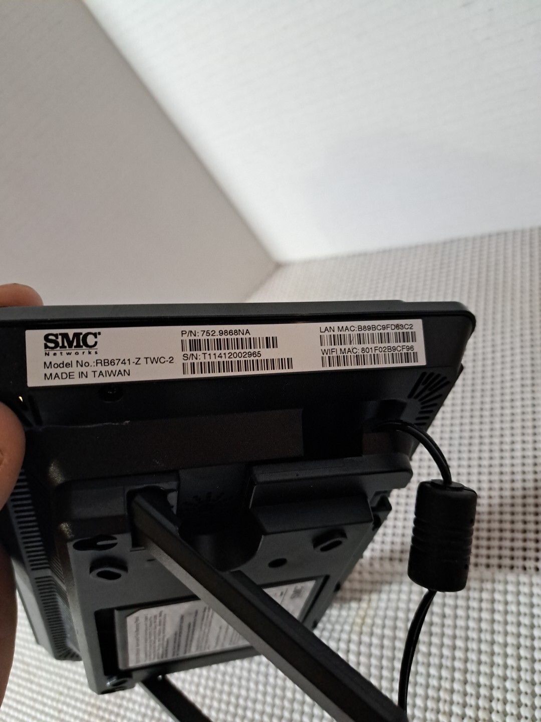 SMC Networks RB6741-Z Touchscreen Security System, With Guide & Disk, Untested