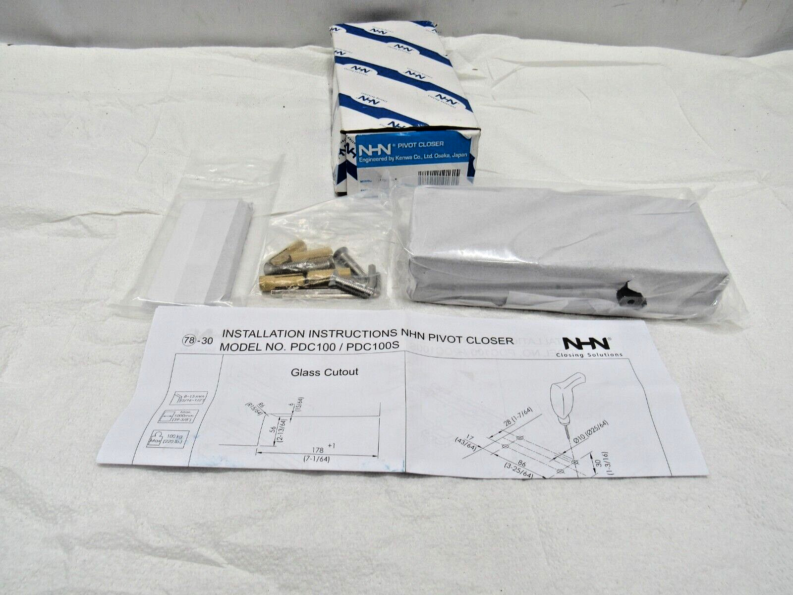 NHN Pivot Closer Model: PDC102-S Finish: MBS Black
